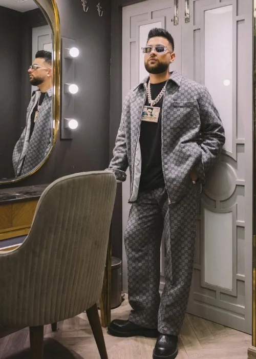 Karan Aujla in Gucci