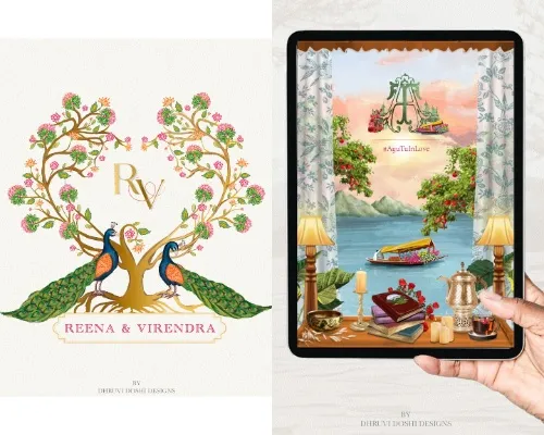 Invitations go special with monograms and artwork