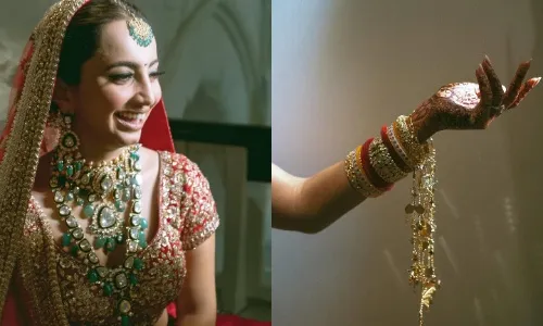 Alekha Advani with her special kaliras