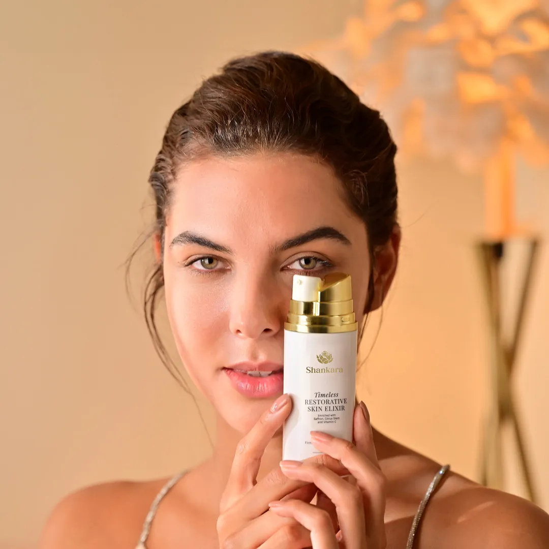 Girl with product
