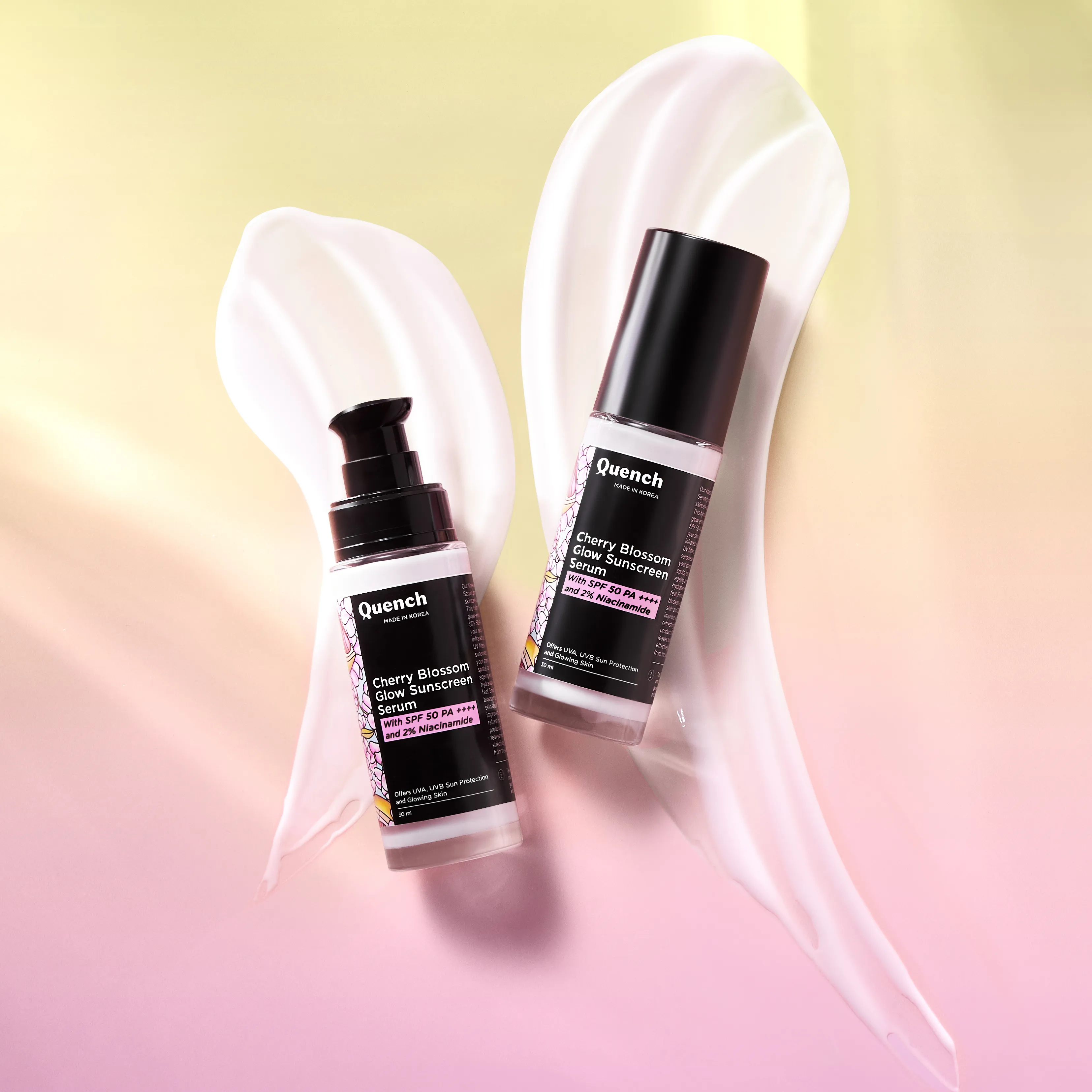Quench Cherry Blossom Glow Sunscreen Serum 