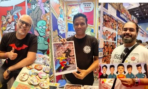 Artists at Comic Con  