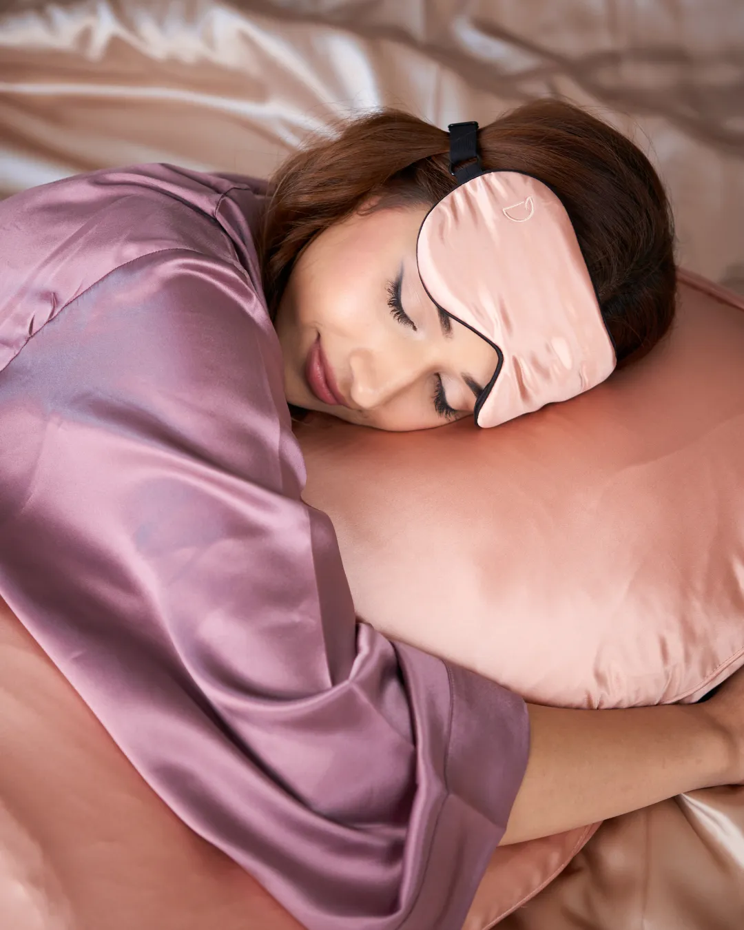 PURE MULBERRY SILK PILLOWCASE - ROSE GOLD