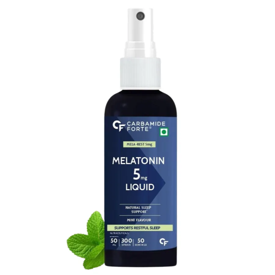 Carbamide Forte Melatonin 5mg Spray Per Serving - Sleeping Aid - 300 S