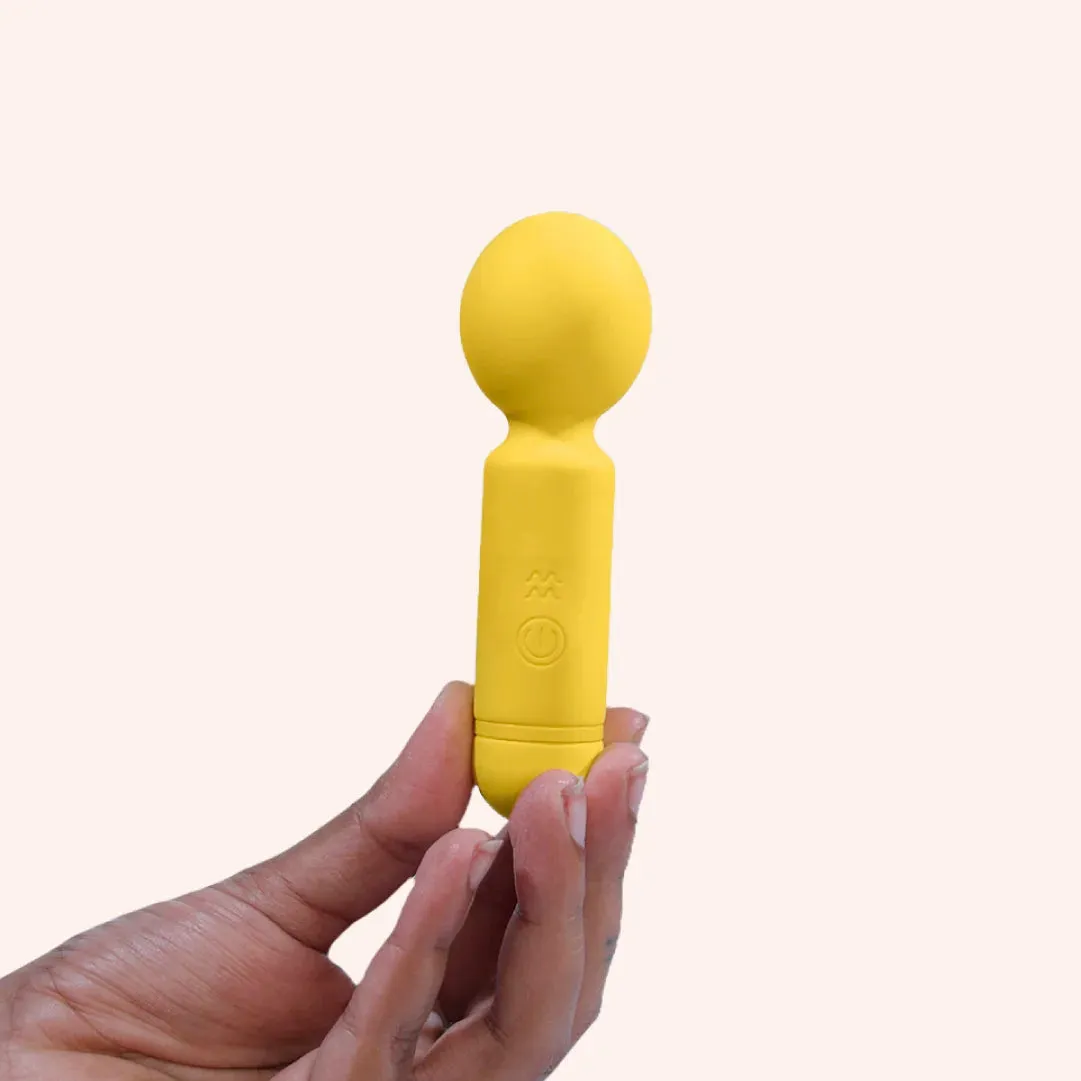 MyMuse Pop External Wand Massager | 360 Flexible, 100% Silicone, 10  Intensities