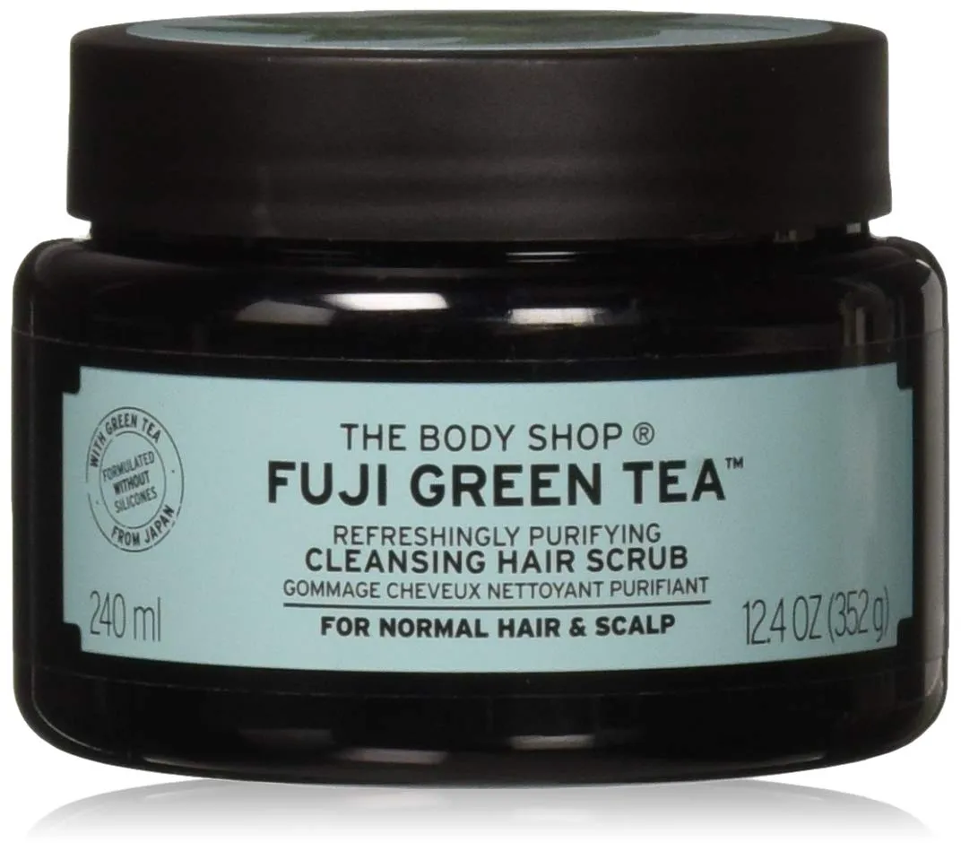 Amazon.com : The Body Shop Fuji Green Tea Refreshingly Purifying Cleansing Hair Scrub, 8.2 Fluid Ounce : Beauty & Personal Care