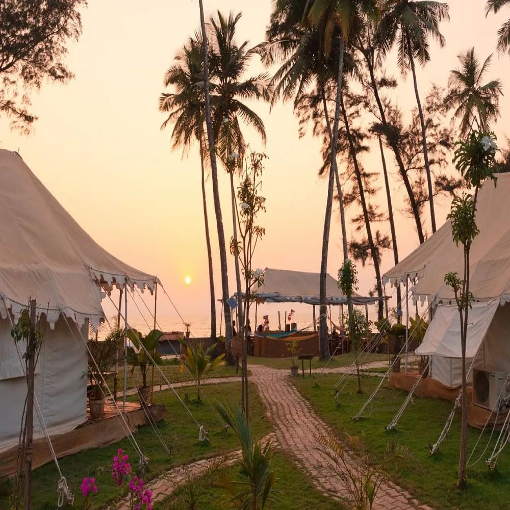 Neelchand glamping tents Talpona beach | LBB Goa