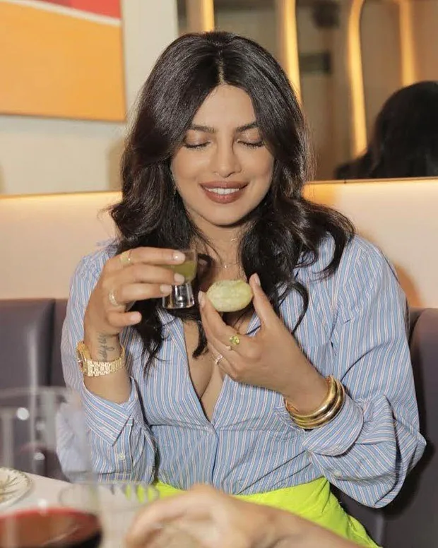 celebrities with food