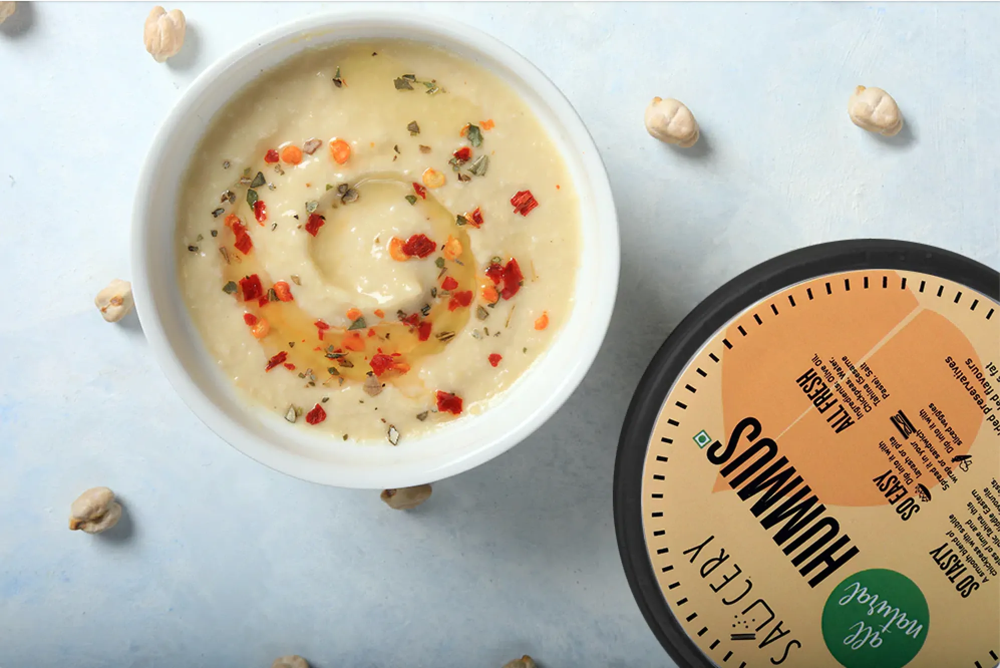 4pm Hunger Pangs- Classic Hummus