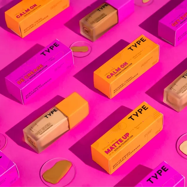 Type Beauty Foundation range