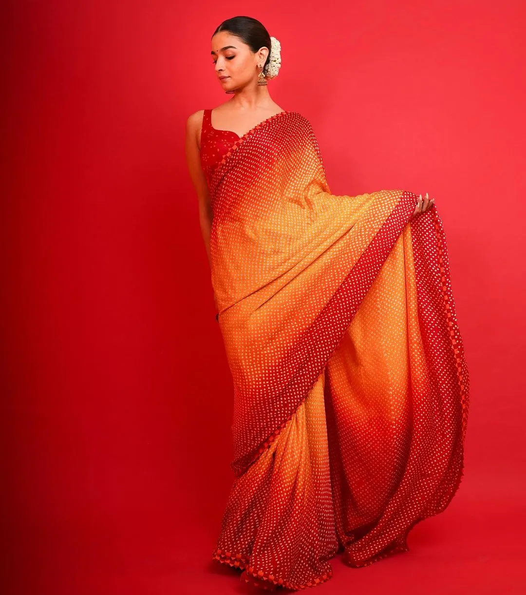 ombré saris
