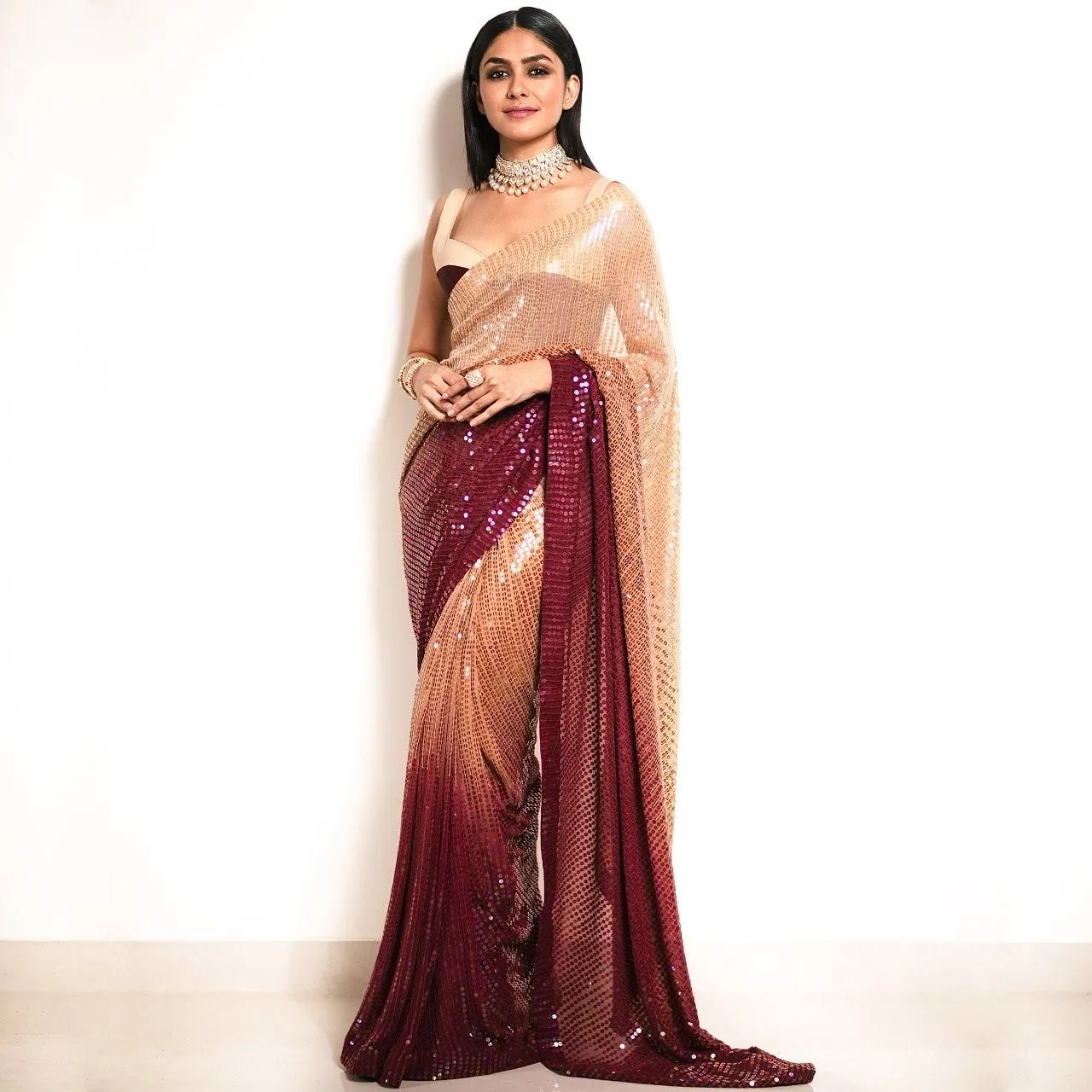 ombré saris