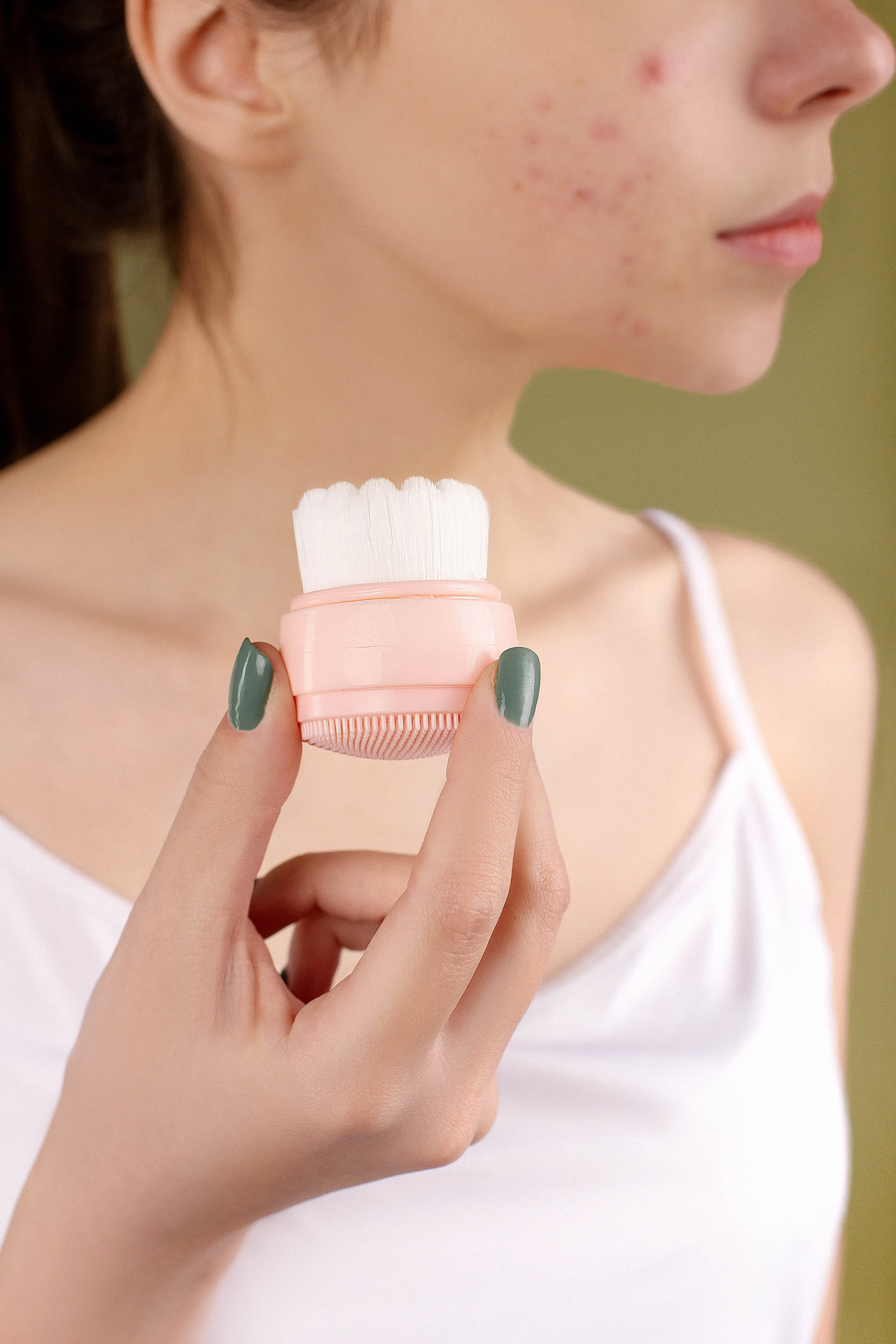 silicone cleansing brush