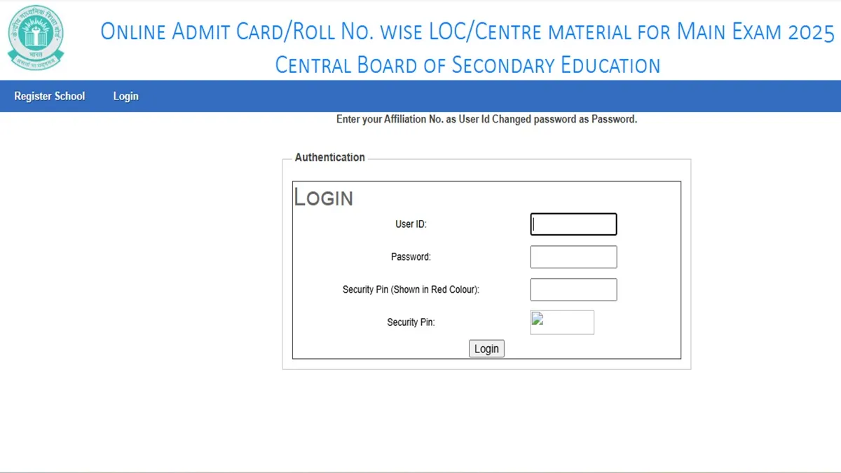 CBSE Admit card 2025