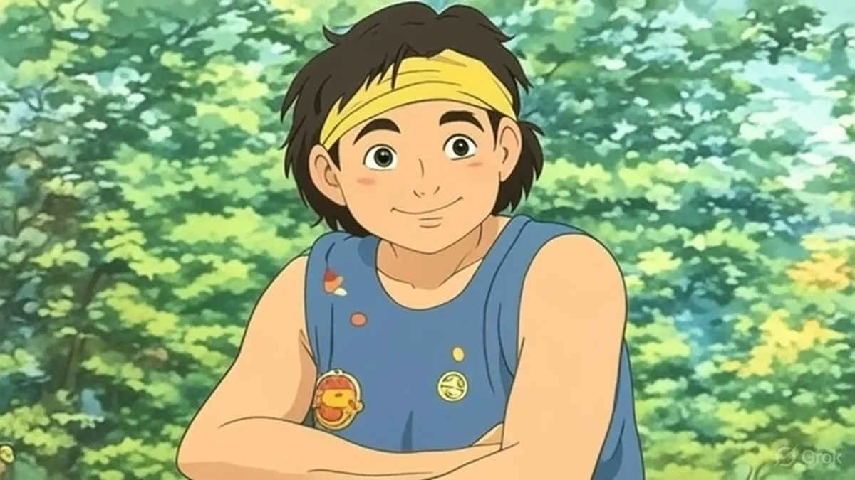 MS Dhoni, Dhoni Grok Ghibli AI Image