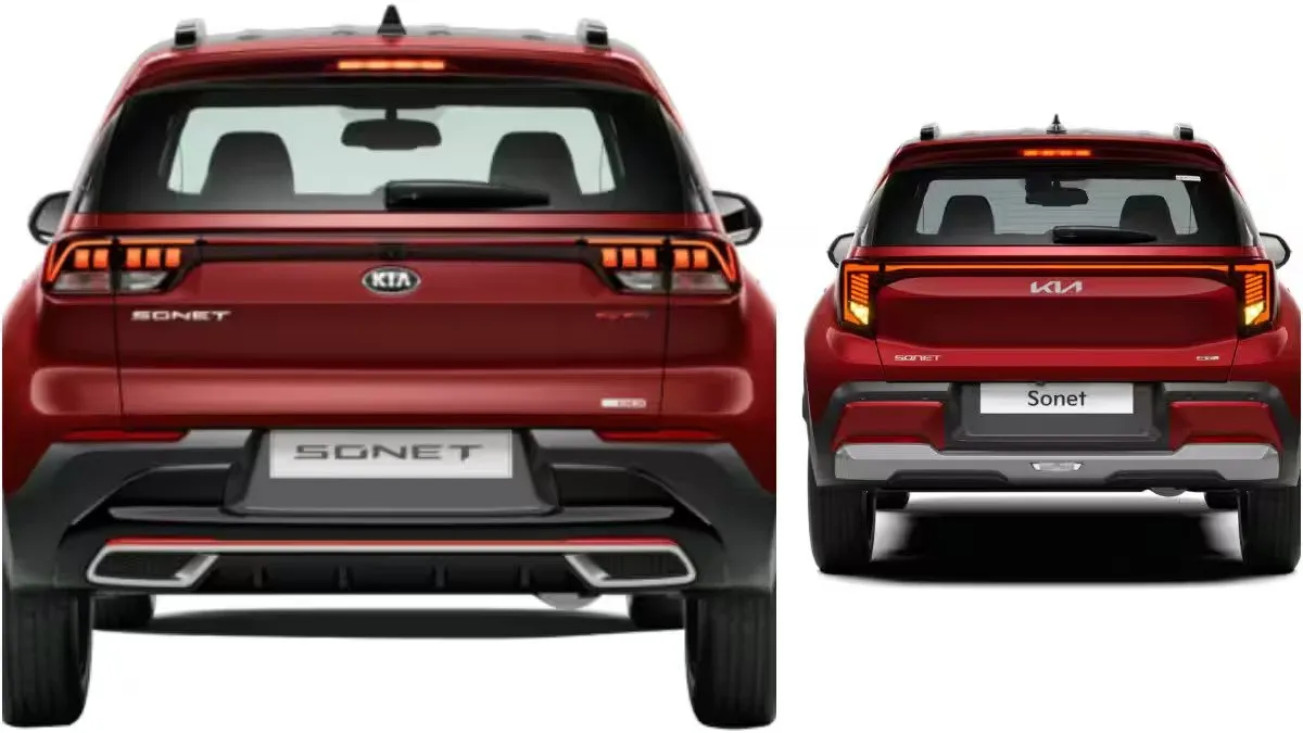 New vs Old Kia Sonet.
