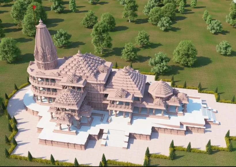 Shri Ram Janmbhoomi Mandir proposed model images, ram mandir model, ayodhya, PM Modi, ram mandir bhoomi pujan, 5 august