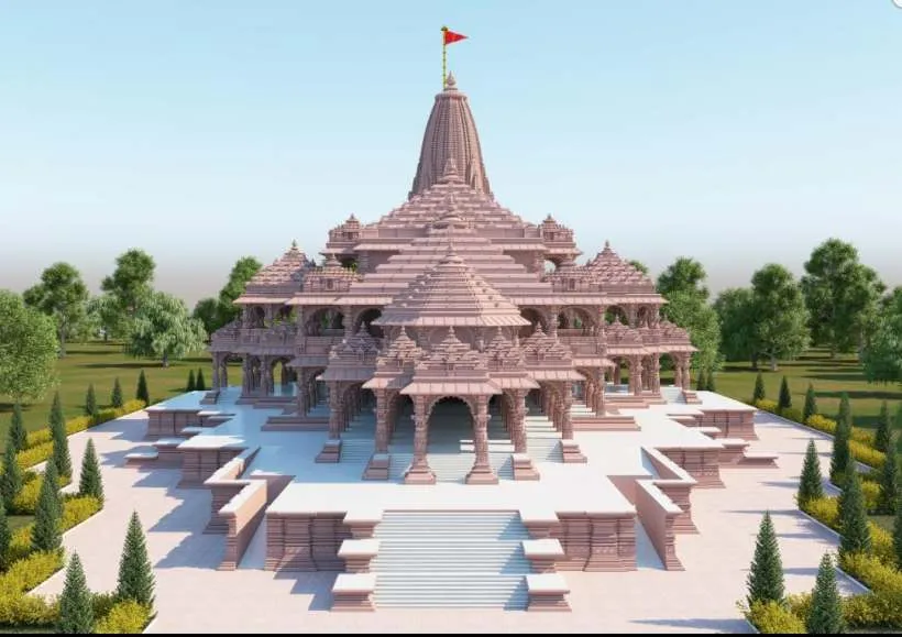 Shri Ram Janmbhoomi Mandir proposed model images, ram mandir model, ayodhya, PM Modi, ram mandir bhoomi pujan, 5 august