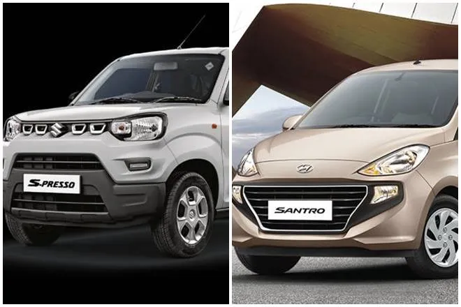 Maruti Suzuki S-Presso CNG Vs hyundai santro CNG, power, price, fuel efficiency, features full comparison