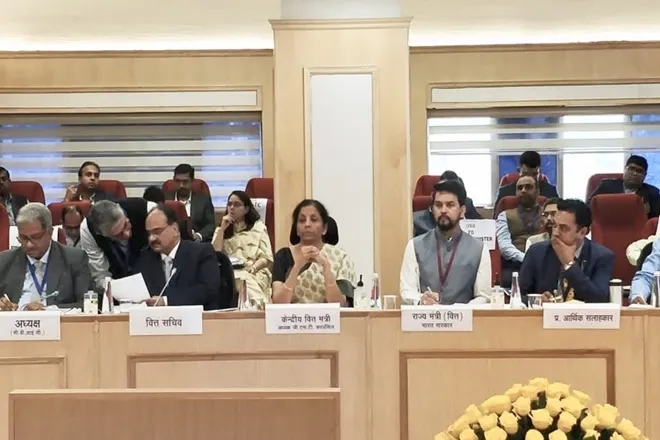 GST meeting decisions finance minister nirmala sitharaman tells GST on mobile phones increased from 12 per cent to 18 percent last date for filing return extended