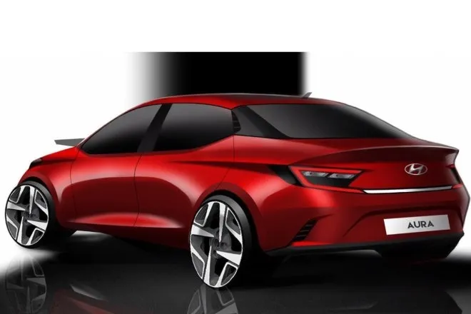 Hyundai Aura design sketches revealed, global debut on 19th Dec