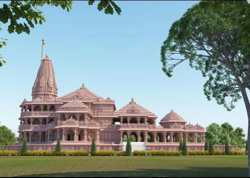 Shri Ram Janmbhoomi Mandir proposed model images, ram mandir model, ayodhya, PM Modi, ram mandir bhoomi pujan, 5 august