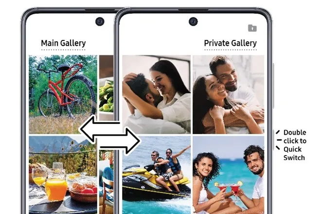 Samsung launched AltzLife privacy feature, for its smartphones, samsung users can make their content stored in phone by switching between normal and private mode, Samsung Galaxy A51, Galaxy A71