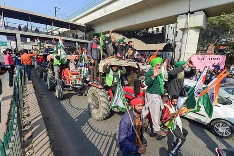 Farmers’ Protest and rally in photos farmer protest gets violent