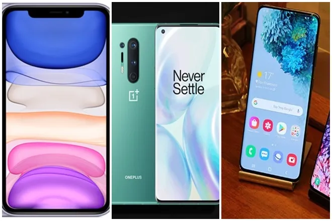 OnePlus 8 Vs iPhone 11 Vs Samsung Galaxy S20 which premium smartphone is best comparison on basis of price camera features