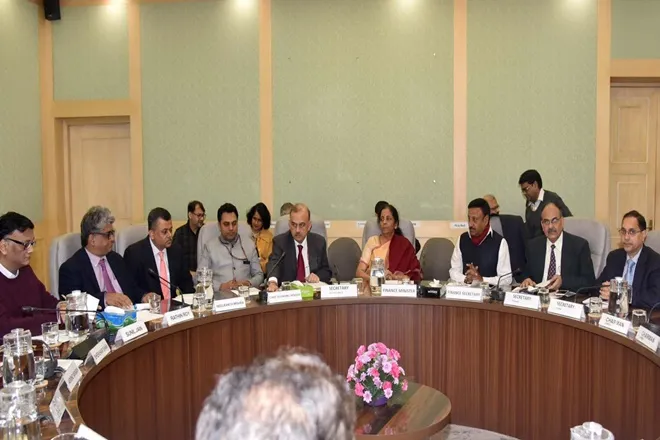 budget 2020 finance minister nirmala sitharaman helds pre budget meeting with economists talk about GST and direct tax code