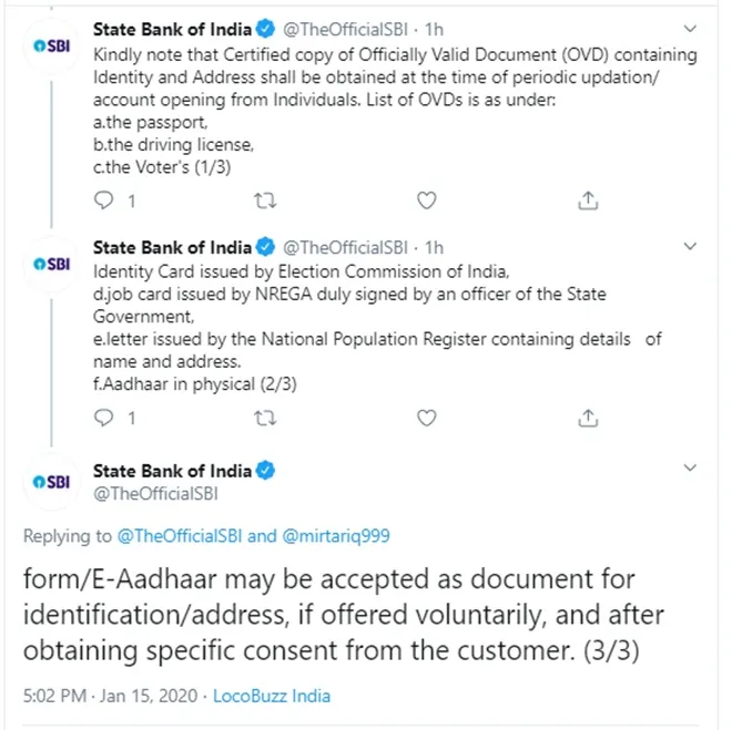 SBI: national population register NPR letter is also a valid document for kyc updation, know state bank of india's clarification