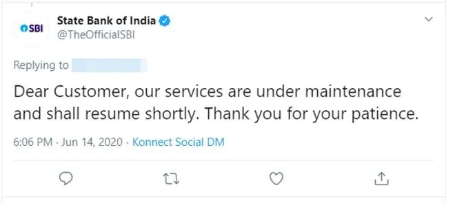 SBI online Banking services not working properly, customers are unable to do transactions