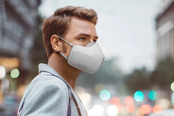LG unveils air purifier face mask to help in coronavirus pandemic 