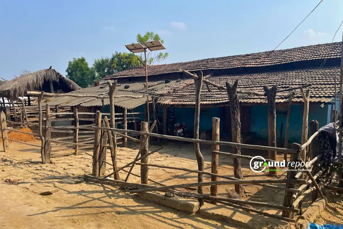 Tribal's house in forest village in Betul