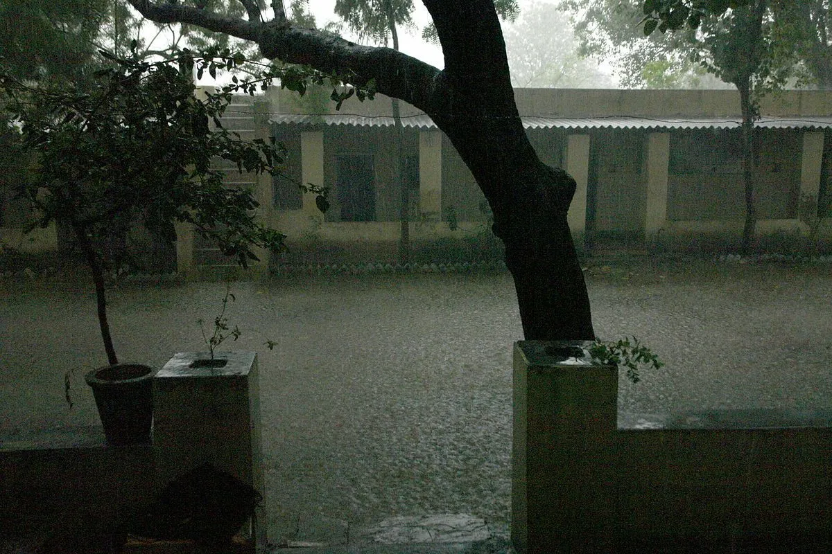 Monsoon in Jaura, Madhya Pradesh, India