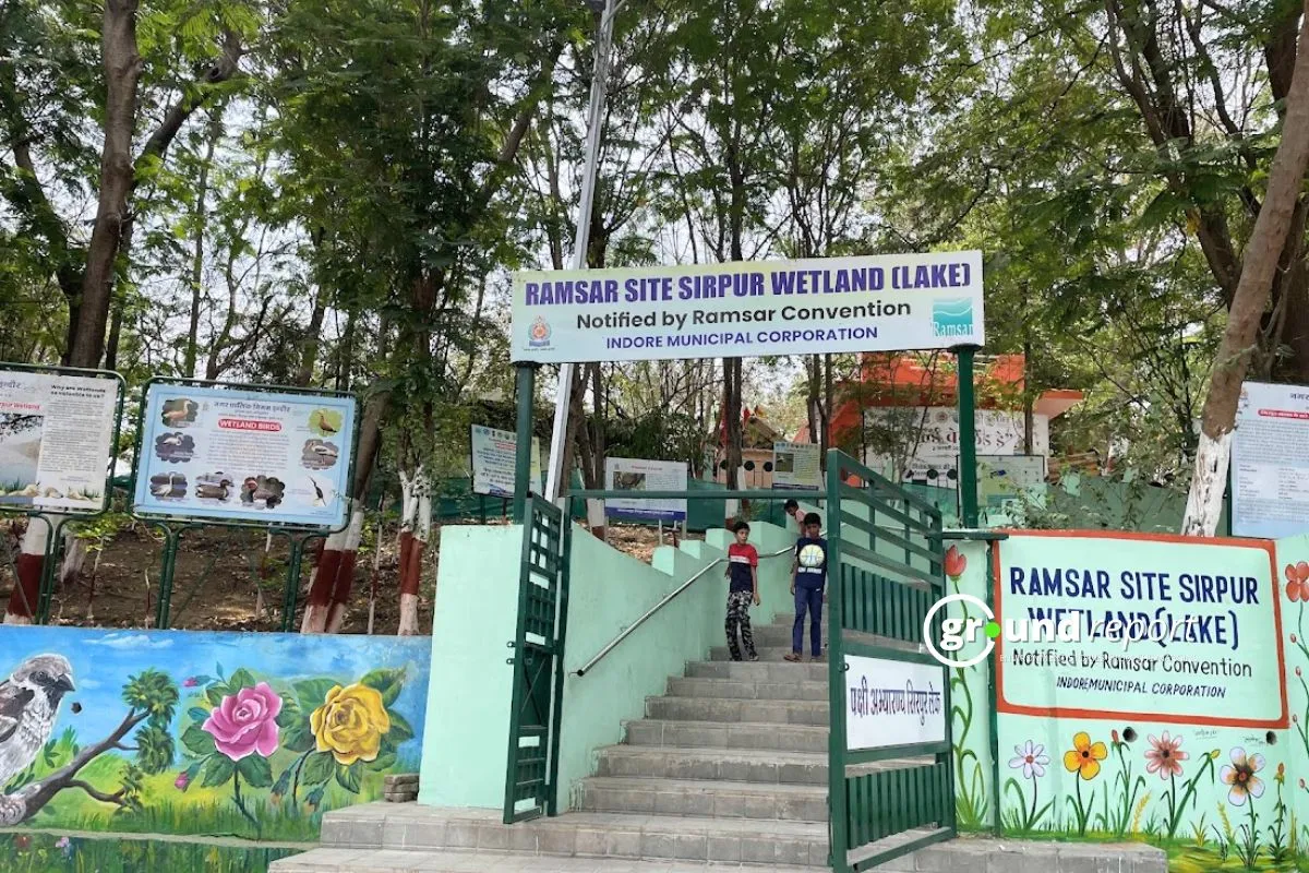 Indore’s Ramsar site Sirpur has an STP constructed almost on the lake