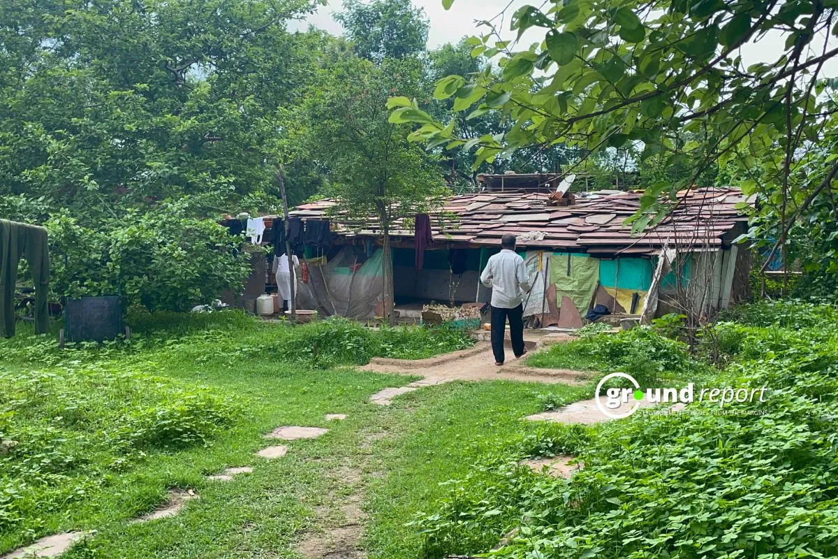 Man Singh TB Patient house in Vidisha