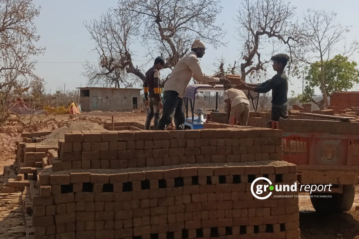 brick klin in rural india