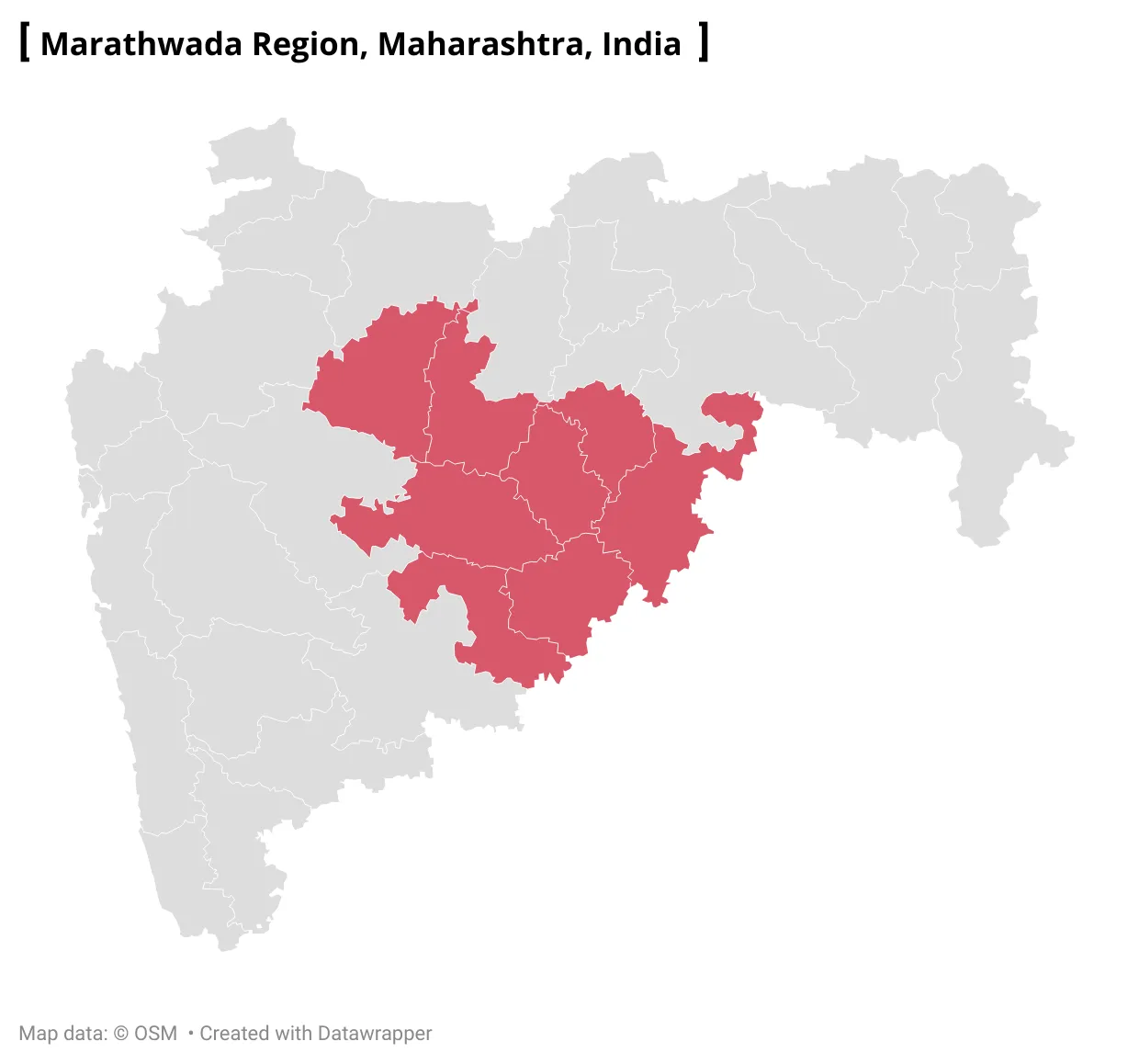 Map with region