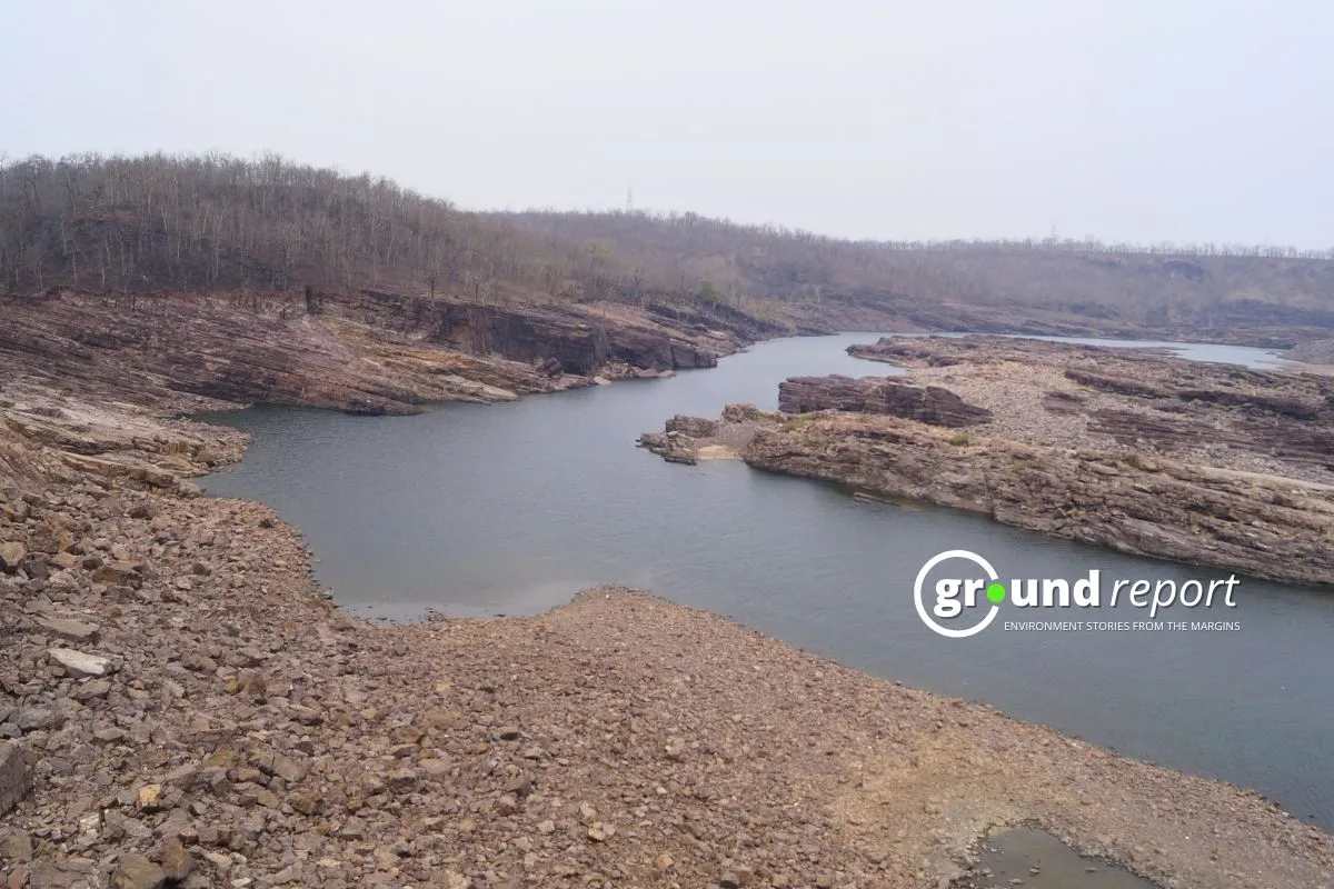 River Narmada in Punasa Madhya Pradesh