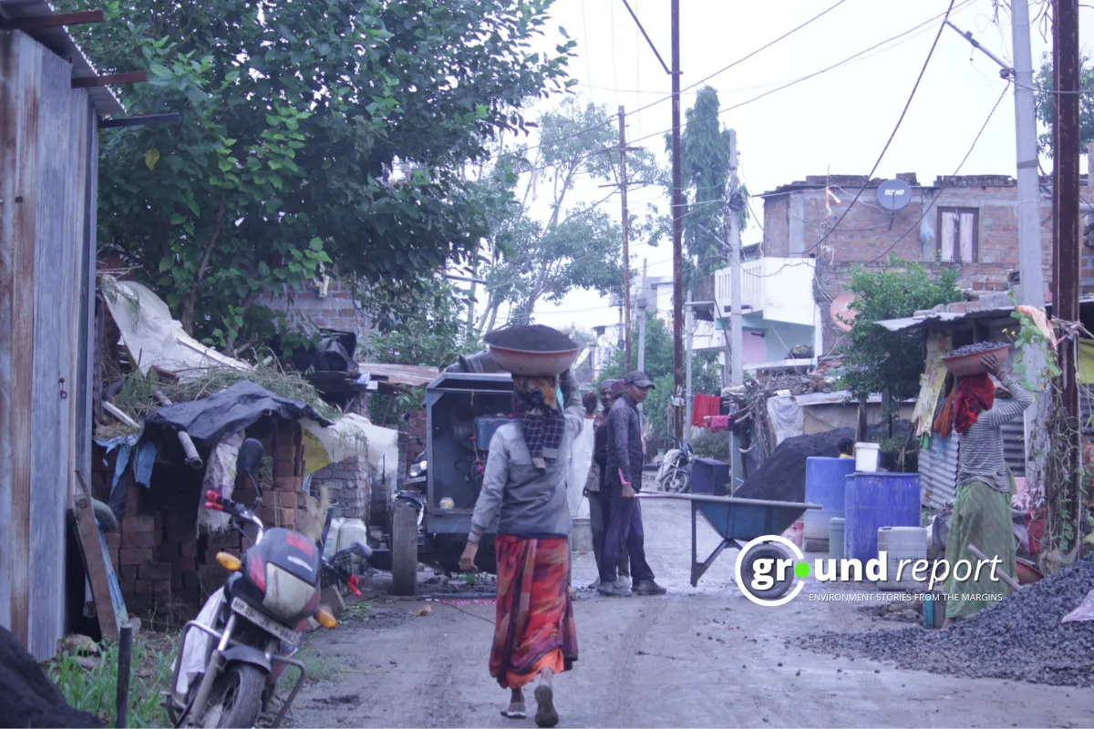 Construction of houses near Yashwant Sagar