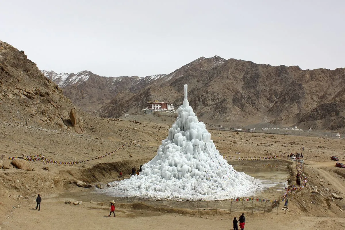 How Chewang Norphel's Artificial Glaciers Quench Ladakh's Thirst