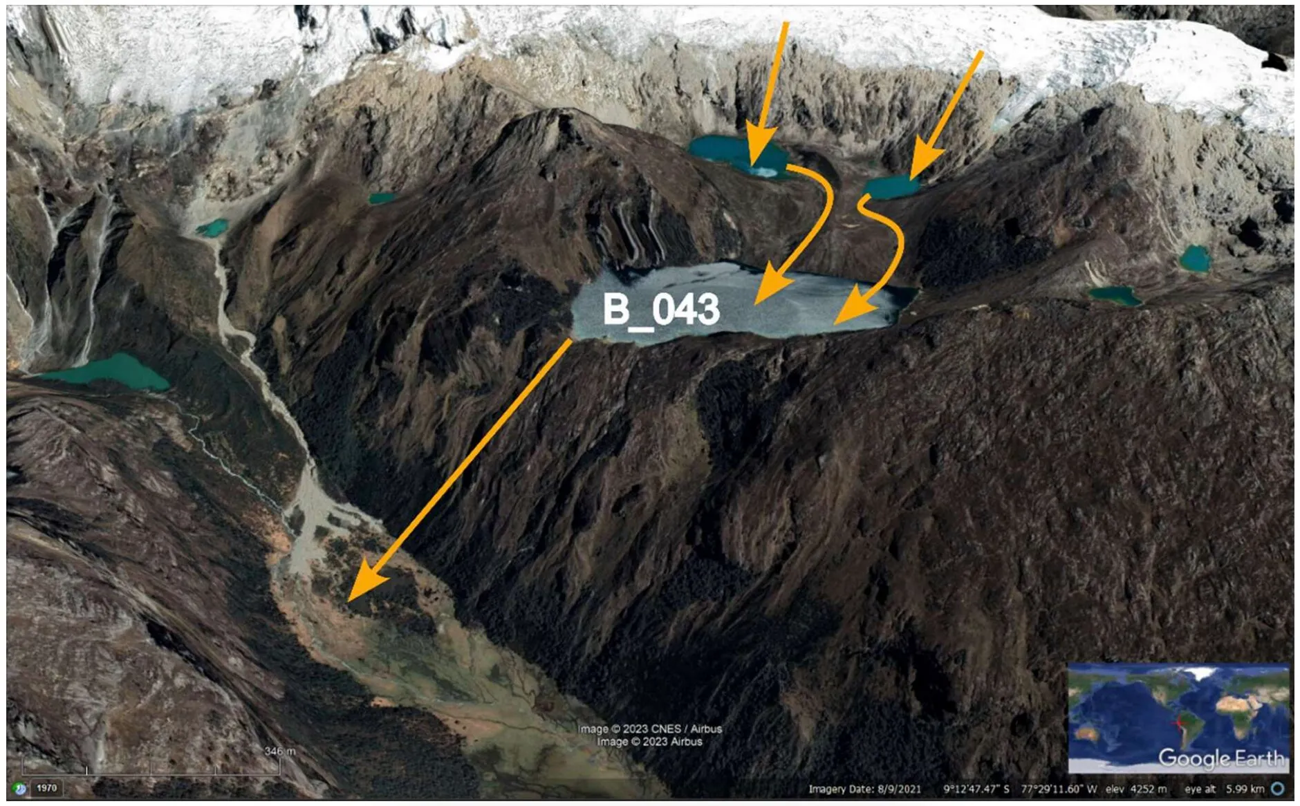 Earthquakes may not be primary driver of glacial lake outburst floods