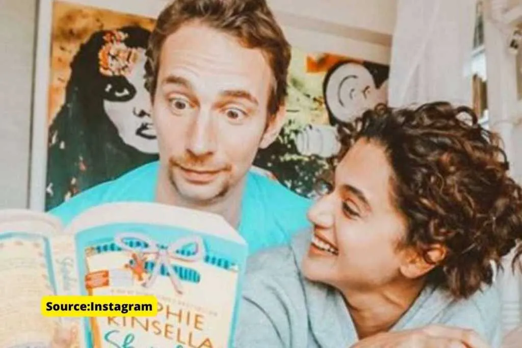 taapsee with boyfriend Mathias Boe