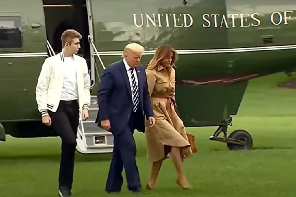 barron trump height