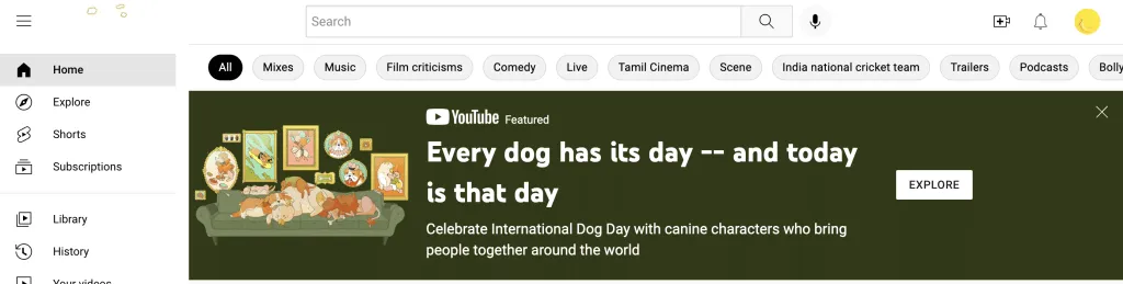 International dog day youtube