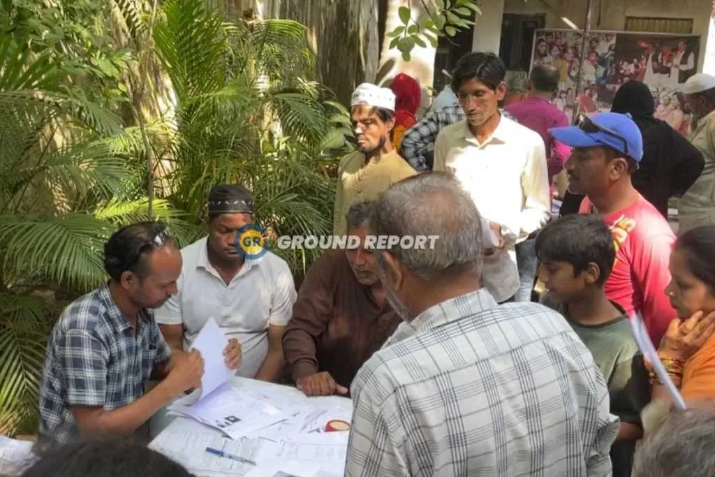 People filling forms to sort medical record from Gas relief hospitals at BGPMUS office