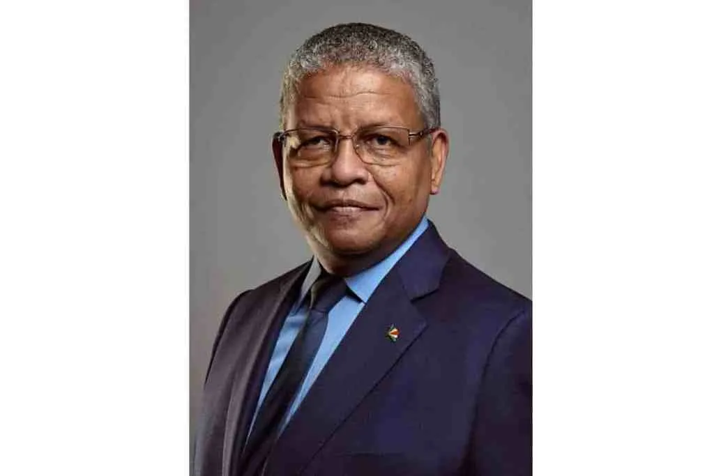 Seychelles President Wawel Ramaklawan