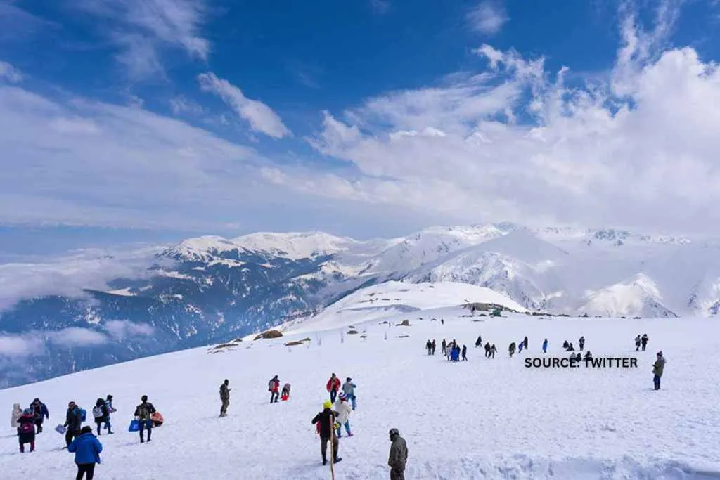 Skiing Resort at Apharwat Peak