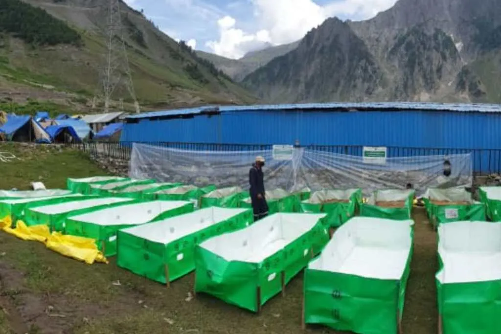 waste management at amarnath base camp